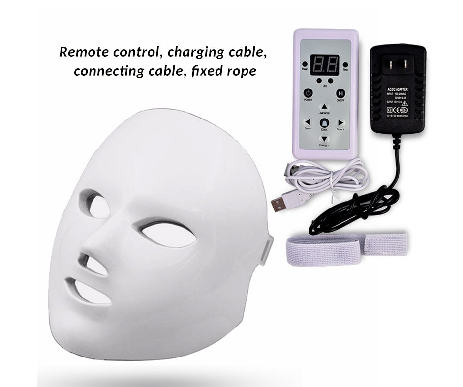GlowThera™ LED Face Mask – Anti-Aging & Acne Light Therapy