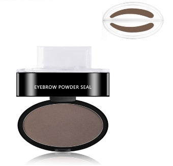 Waterproof Eyebrow Stamp Kit – Powder Tint with Stencils for Perfect Brows