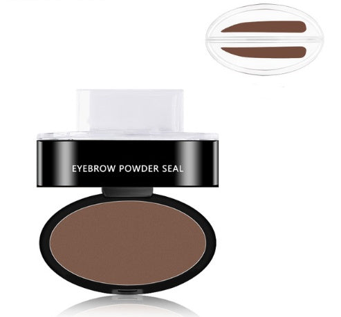 Waterproof Eyebrow Stamp Kit – Powder Tint with Stencils for Perfect Brows