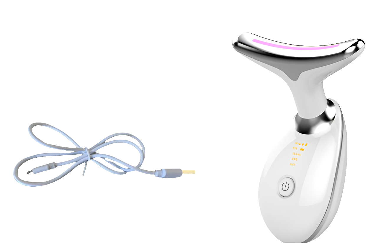 EMS Thermal Neck & Face Massager – Lifting, Tightening & Wrinkle Remover