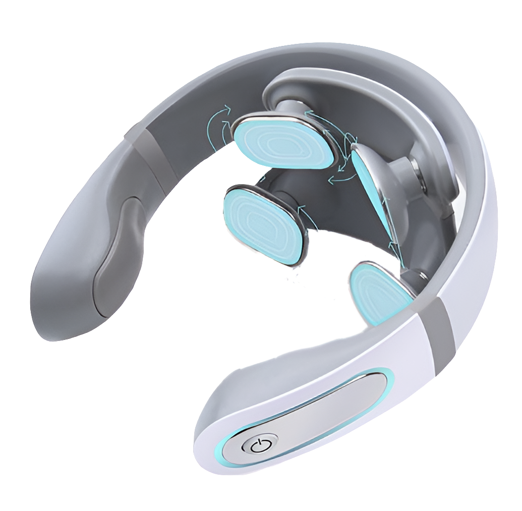 4D Wireless Neck Massager – Shiatsu & Pulse Pain Relief for Stiff Neck