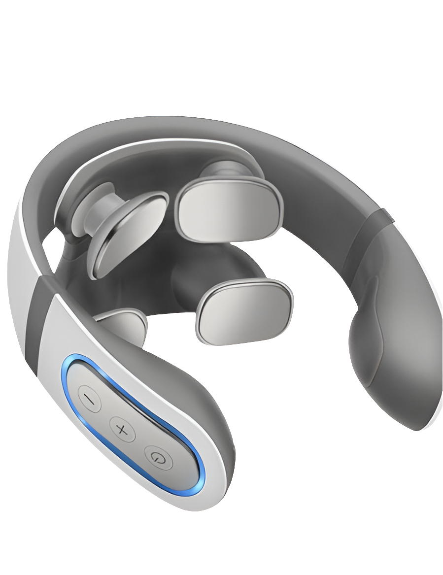 4D Wireless Neck Massager – Shiatsu & Pulse Pain Relief for Stiff Neck