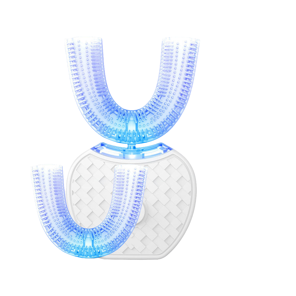 360° Electric Toothbrush with Blue Light Whitening