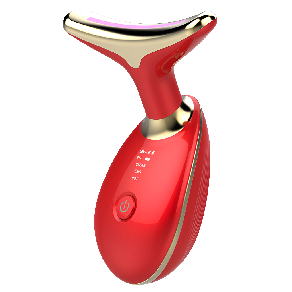 EMS Thermal Neck & Face Massager – Lifting, Tightening & Wrinkle Remover