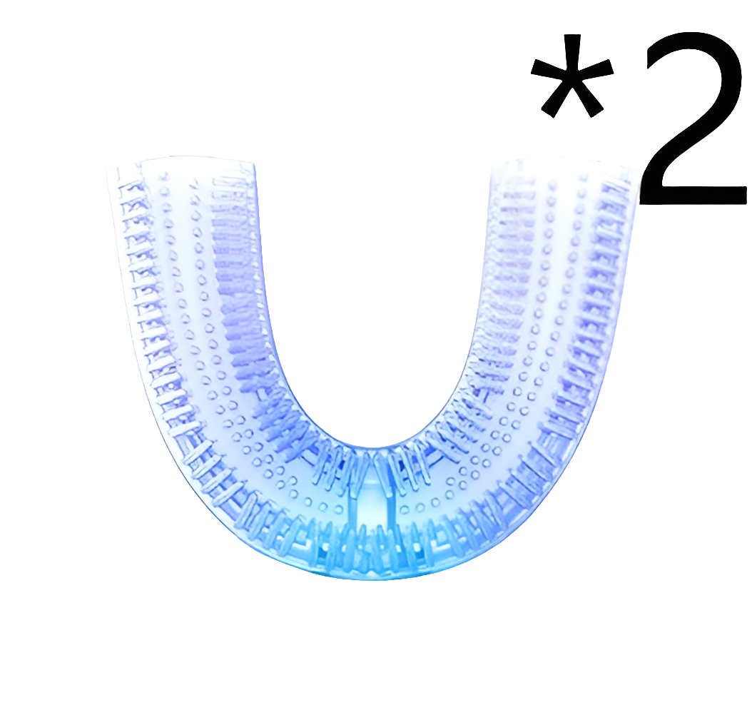 360° Electric Toothbrush with Blue Light Whitening