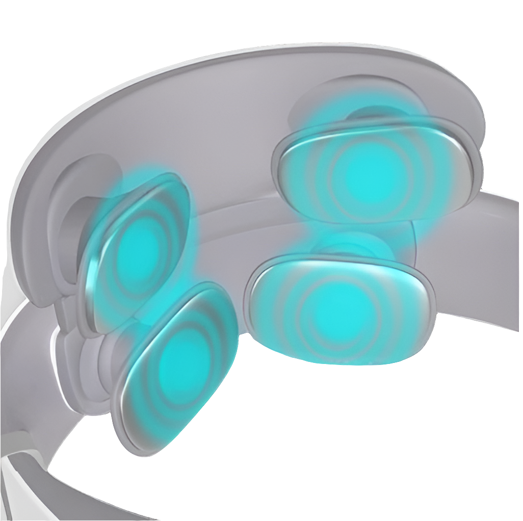 4D Wireless Neck Massager – Shiatsu & Pulse Pain Relief for Stiff Neck