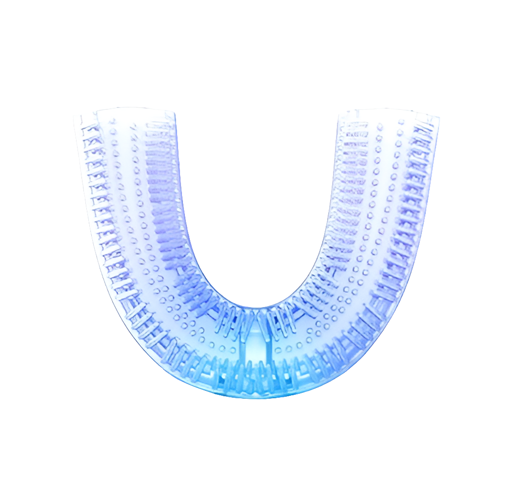360° Electric Toothbrush with Blue Light Whitening