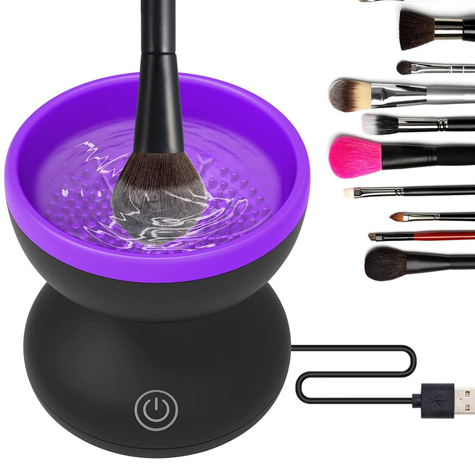 USB Makeup Brush Cleaner – Automatic Electric Spinner Washing Machine