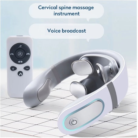 4D Wireless Neck Massager – Shiatsu & Pulse Pain Relief for Stiff Neck