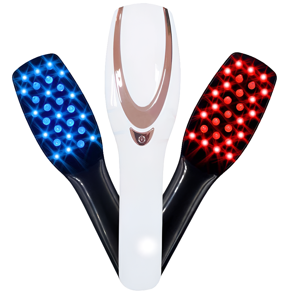 Iridescent Hair Comb – Scalp Massager & Anti-Frizz Styling Brush