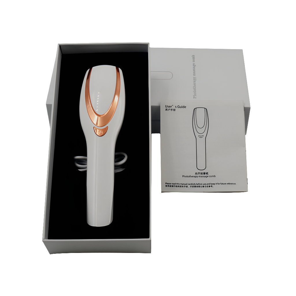 Iridescent Hair Comb – Scalp Massager & Anti-Frizz Styling Brush