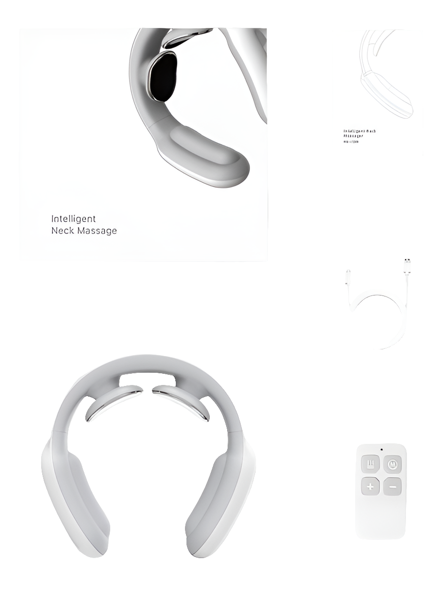 Smart Neck & Shoulder Massager – Cervical Pain Relief with Remote Control